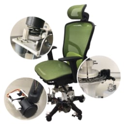 Aarnio: passive kinesthetic force output for foreground interactions on an interactive chair